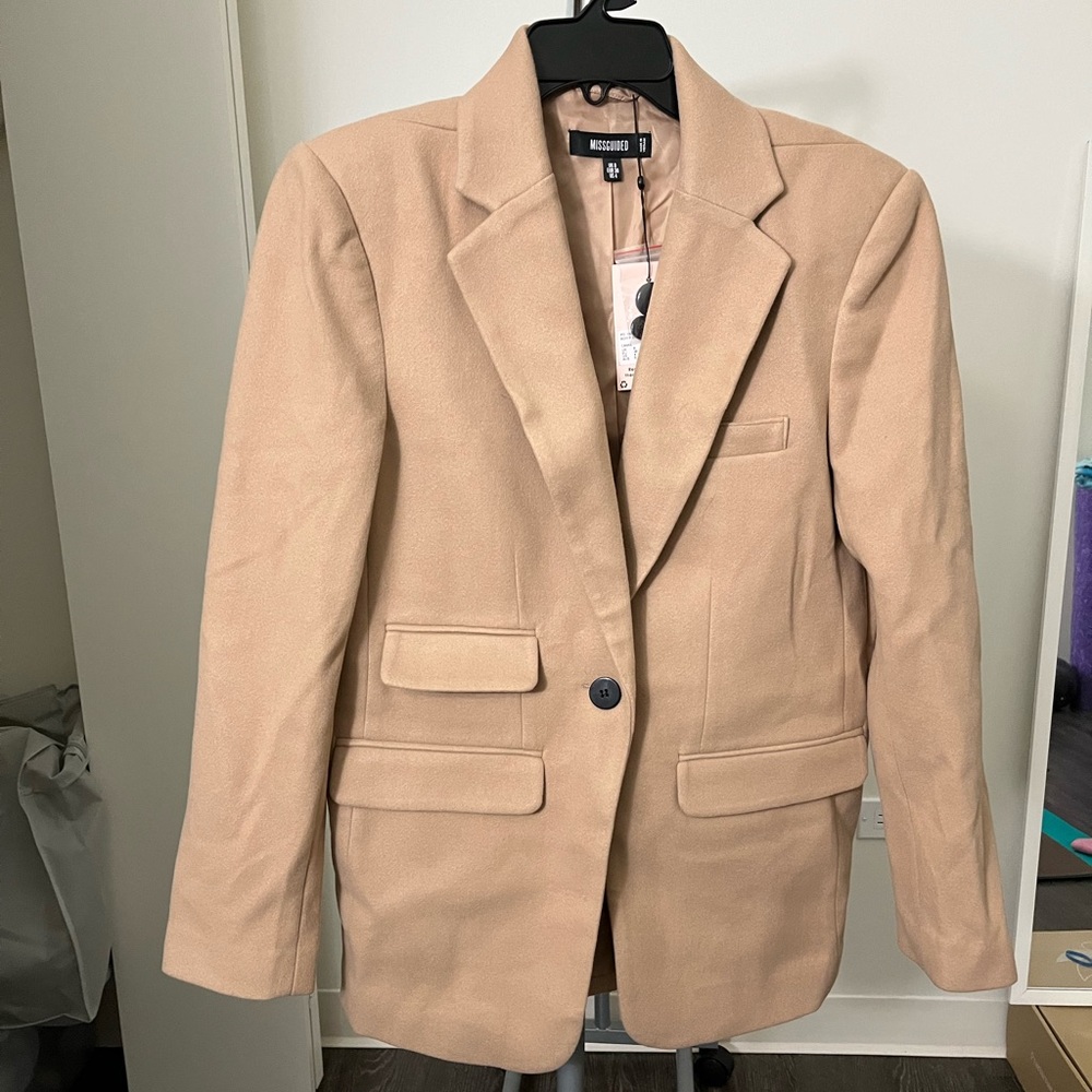 NWT Missguided Blazer Coat sz 4